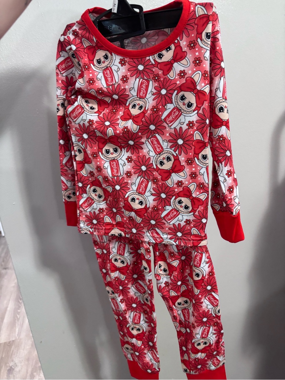 Coca-Cola and labubu collab 12-18 month